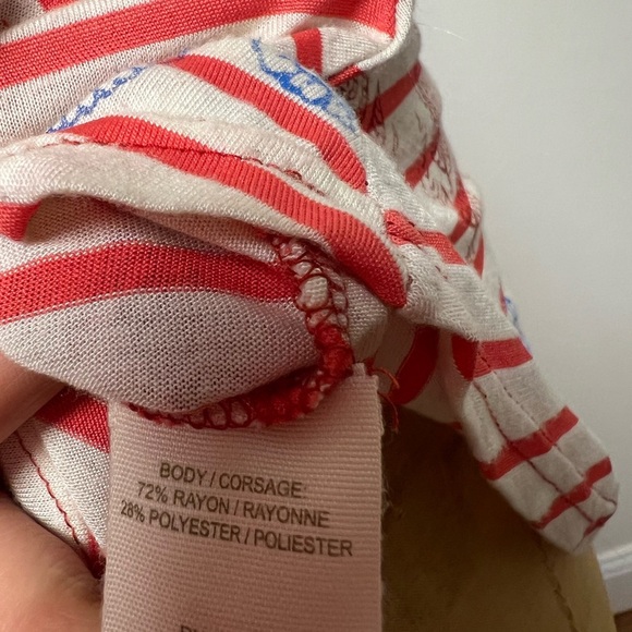 Free People women’s tunic sleeveless striped top small - Picture 7 of 7